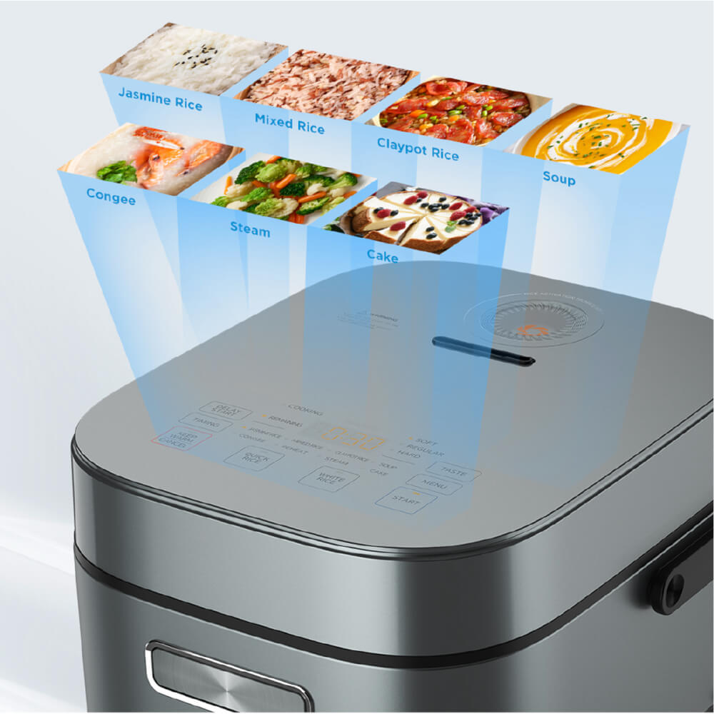 หม้อหุงข้าว DIGITAL MIDEA MRI180T2BDG สีเขียว 1.8ลิตร_4
